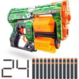 X-Shot Skins Dread, Camo, piankowy dart blaster (24