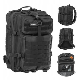 Plecak wyprawowy 15,6" Tracer Alpha Czarny Ewakuacyjny Turystyczny