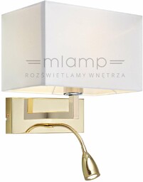 Kinkiet LAMPA ścienna SAVOY 106308 Markslojd abażurowa OPRAWA