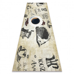 Dywan do prania ANDRE 2835 Kawa, do kuchni,