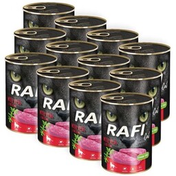 RAFI Karma dla kota z cieleciną 12 x