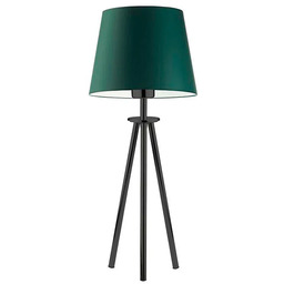 Lumes Lampka nocna trójnóg na czarnym stelażu -
