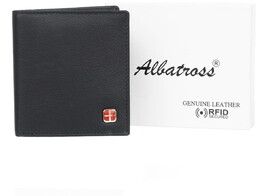 Portfel Męski Skórzany Albatross Cruz Czarny