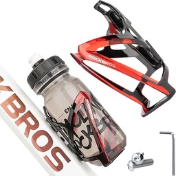 Rockbros Uchwyt rowerowy na bidon, FK338, czarno-czerwony