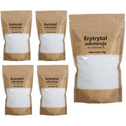 5 x Erytrytol 1kg naturalny słodzik 0 kalorii