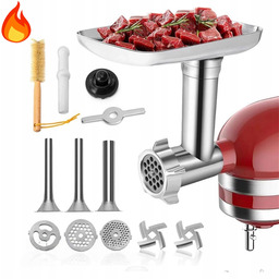Przystawka Mielaca Do Kitchenaid Wytrzymała Stal Nierdzewna Bez