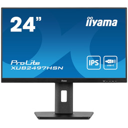 Iiyama Monitor 24" XUB2497HSN-B2 Ips Usb-c Dock Hdmi