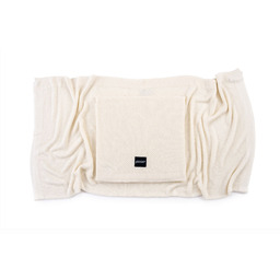 Poofi: lekki kocyk bambusowy kremowy