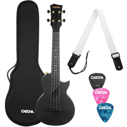 Cascha HH 2258 Carbon Fibre Ukulele Koncertowe BLK