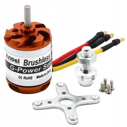 Silnik Angel D3542 KV1250 2S-4S bezszczotkowy Rc Jakar