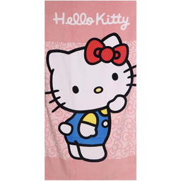 Bawełniany ręcznik dziecięcy Hello Kitty do kąpieli