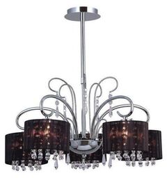 Żyrandol z abażurem SPAN MDM1583/5 - Italux