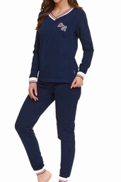 Piżama damska Doctor Nap PM.4504 navy blue