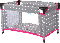 Kinderplay Łóżeczko Dla Lalek Turystyczne Kojec Akcesoria Torba