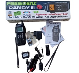 President Randy III Cb radio przenośne ręczne Asc