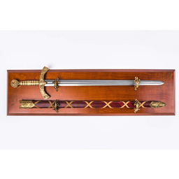 Replika miecz templariuszy na tablo Denix model 4163L+TD+11L