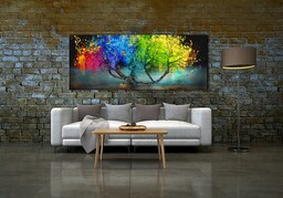 Obraz na płotnie Magiczne Drzewo 150x60cm