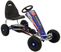 Enero Gokart sportowy 14 niebieski