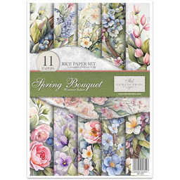 ITD Collection Papier do decoupage, wiosenny bukiet 21