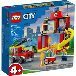 Nowe Lego City 60375 Remiza Strażacka I Wóz