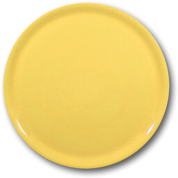 Talerz Wytrzymały do pizzy z porcelany Speciale żółty