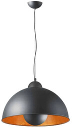 Azzardo Lampa wisząca loft metalowa czarno-złota 53cm AZ2376