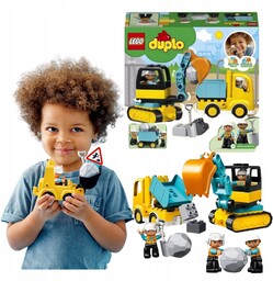 Lego Duplo 10931 Klocki Ciężarówka I Koparka Gąsienicowa