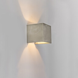 QAZQA Rustykalna kwadratowa lampa ścienna betonowa - Alban