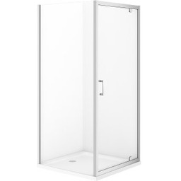 CERSANIT Kabina narożna VERSO PIVOT 90x190 cm chrom