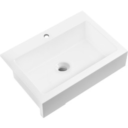 ARYA zlewozmywak ceramiczny 86x62 cm, otwór na baterię,
