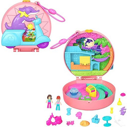Polly Pocket Skuter pieska Zestaw kompaktowy z 2
