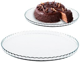 Patera na tort szklana 32 cm
