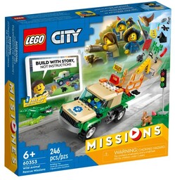 Lego City Misja ratowania dzikich zwierząt 60353