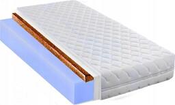 Materac piankowy 110x200 antyalergiczny H3/4 usztywniony pianka 11cm