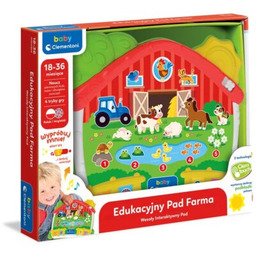 CLEMENTONI Zabawka edukacyjna Baby Pad Farma 50386