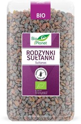 RODZYNKI SUŁTANKI BEZGLUTENOWE BIO 1 KG BIO PLANET