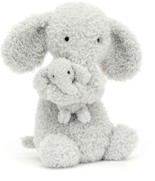 PLUSZOWA MASKOTKA JELLYCAT - SŁOŃ Z DZIECKIEM 24