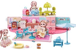 WOOPIE Kamper 2w1 Domek XXL Zestaw dla Lalek