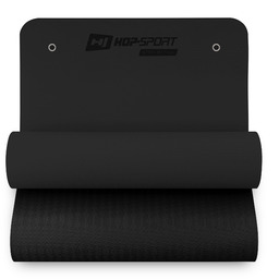 Mata fitness TPE z otworami 0,8cm - czarna