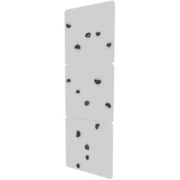 Mapiszon Ścianka wspinaczkowa dla dzieci biała z czarnymi