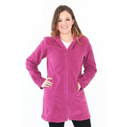 Płaszcz polarowy z kapturem, Kreator Studio Mody, r.