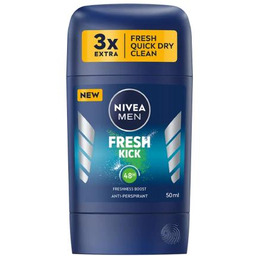 NIVEA MEN Fresh Kick Antyperspirant w sztyfcie, 50
