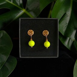 Pakamera Swarovski neon pearls : neon yellow :