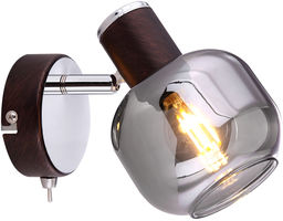 Globo PALLO 54303-1 kinkiet lampa ścienna brąz chrom
