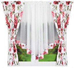 Firana Gotowa Woal 400x160 Firany Firanka Kolorowa