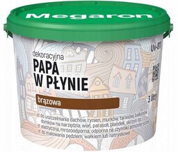 Megaron papa dekoracyjna 3L Brązowa