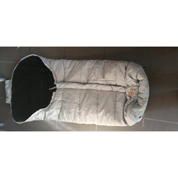 ŚPIWÓR ZIMOWY DLA DZIECI KOCYK OCIEPLANY CZARNY KIDIZ