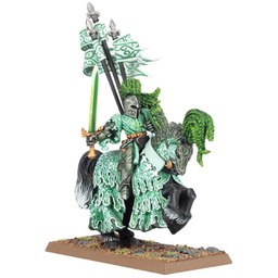 The green knight, kingdom of bretonnia, warhammer the