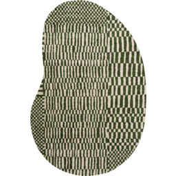 DYWAN Berber Peanut Oasis nieregularny kształt, zielono-beżowa kolorystyka,
