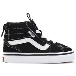 Vans TD Filmore Hi Zip (Suede/Canvas) Dziecięce Czarne